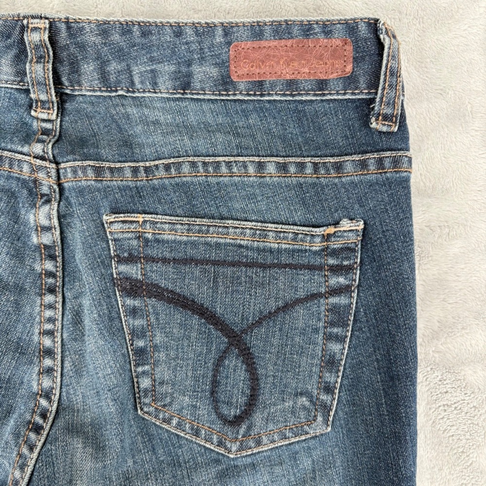 Calvin Klein Jeans Ultimate Skinny Womens 4/33 (29x33) Blue Classic Stretch Tall - Picture 13 of 14